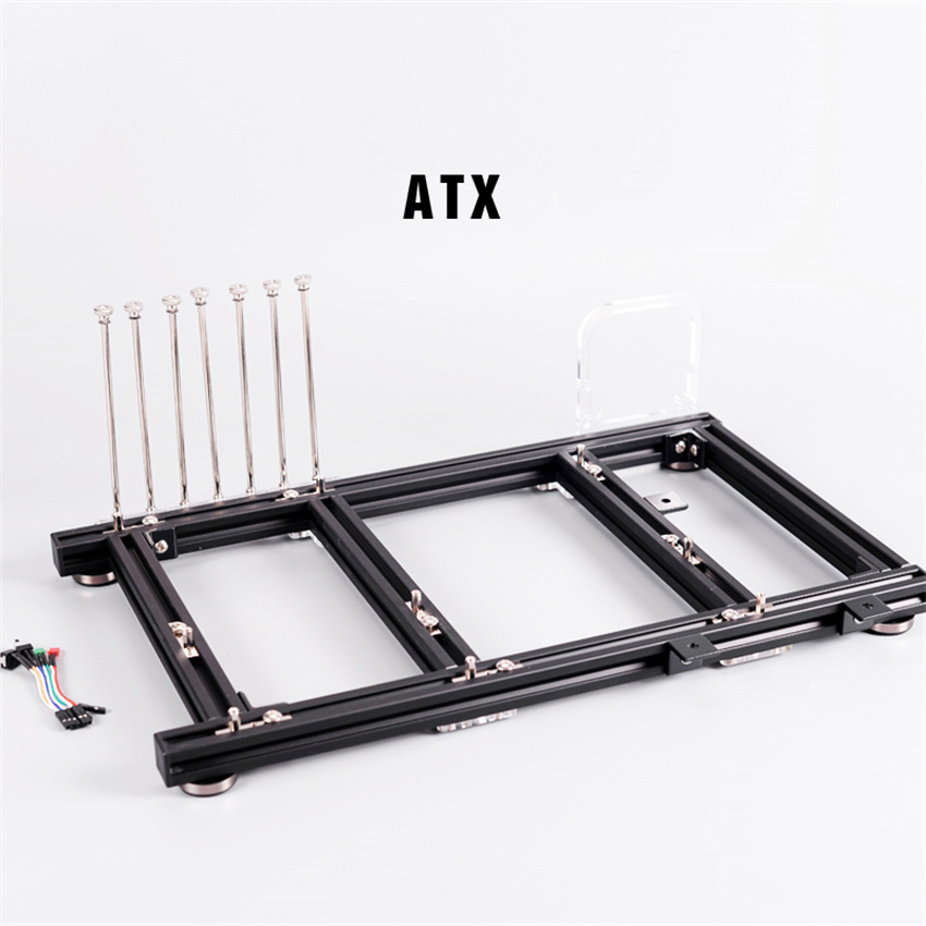 ATX пк тестовый стенд алюминие – обзор и цена Aluminum Open Frame Test Bench Water Cooling